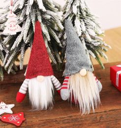 Christmas Handmade Swedish Gnome Scandinavian Tomte Santa Nisse Nordic Plush Toy Table Ornament Xmas Tree Decoration FWB27369071355