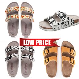 Men's and Women's Summer Buckle Adjustable Flat Heel Sandals Pinkh Designer High Quality Fashion Slippers Printed Waterproof Beach Fashion Sports Slippers GAI