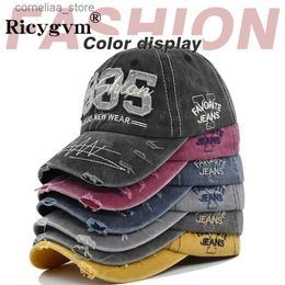 Ball Caps 1985 Hip Hop Baseball Cap For Men Woman Retro British Washed Cotton Fashion Letter Hats Outdoor Casual Snapback Sun Hat gorrasY240315
