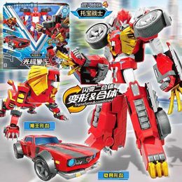 Transformation toys Robots 2 IN 1 Tobot GD Cyclone Hk Transforming Robot to Vehicle Toy Korea Cartoon Brothers Anime Tobot Transformation Car Toys yq240315