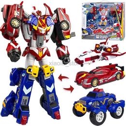 Transformation toys Robots 3 in 1 Master V Transformation Robot for Car Toy Korean Cartoon Brothers Anime Deformed Car Plane Toy 2400315