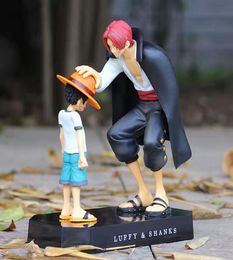 18cm One Piece Anime Figure Four Emperors Shanks Straw Hat Luffy Action Figure One Piece Sabo Ace Sanji Roronoa Zoro Figurine1349226