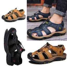 2024 High quality Designer Sandal MEN Slides Black Platform Slipper Summer Flat Comfort Beach Pool GAI eur 38-48