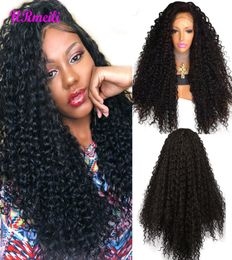 Synthetic Lace Front Wigs Long Afro Kinky Curly Wigs For Women Black Heat Resistant With Baby Hair 180 Density Lace Front Wigs5782204