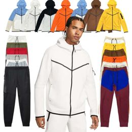 2024 Tech Fleeces Sportswear Designers Full Zip Hoodies Mens Jaquetas Inverno Indoor Fiess Treinamento Calças Esportivas Espaço Calças de Algodão Mulheres Corredores Fashion66