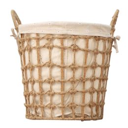 Baskets Woven Laundry Basket Kids Clothes Hamper Contianer Dirty Storage Bathroom MultiPurpose Portable Baby Container