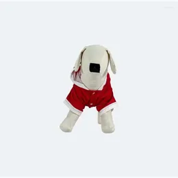 Dog Apparel Red Hoodie Year Clothes Warm Custom Pet Cat Coats Jacket Hoodies