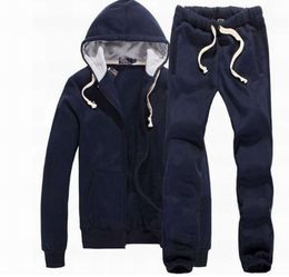 mens designer Tracksuit NEW Football small horse Sets track suit Men Zipper jackets sportswear sweat gym suits2y