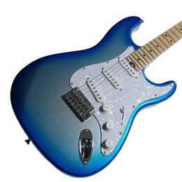 New!!! Sky Burst Colour Electric Guitar, Solid Body ,Maple Fretboard High Quality