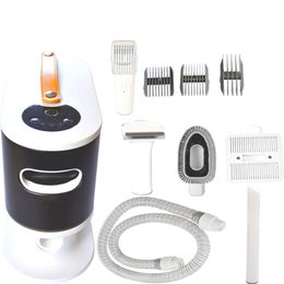 Pet Care Suge, Scissor and Blow One Beauty Machine Multifunktionellt elektriskt hårsaka rakapparat Set Low Noise Hair Blowing and Vacuuming