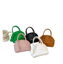 Fashion children shell handbag INS kids letter PU Leather messenger bags girls metal chain single shoulder princess bag A9001