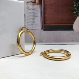 Designer earrings Stud earrings gold earing Big Circle Earrings hoops hoop earrings Classic accessories designer Jewellery Boucles doreilles CHD2403157-12