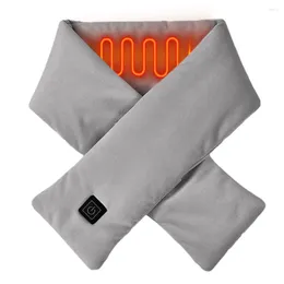 Bandanas Electric Heated Scarf USB Charging Neck Heating Pad Cold-Proof Thermal Wrap Warmer Washable For Outdoor Camping Hiking