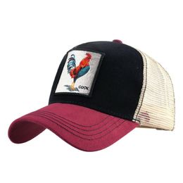 New Summer Trucker Hat With Snapbacks and Animal Embroidery For Adults Mens Womens Adjustable Curved Baseball Caps Designer Su296z