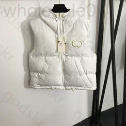 Parka da donna in piumino di design giacca con cappuccio ricamata moda donna gilet classico con maniche designer pane caldo sciolto Q3JZ