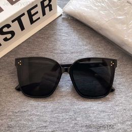 2021 Korean Design Sunglasses Men Trendy GM Large Frame Women Vintage Gentle Sun glasses Original Package HERXIEF