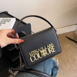 High Quality Women's Handbag Trendy Small Square Fashionable Versatile Chain Shoulder Bag, Simple and Stylish Letter Crossbody Bag for Women