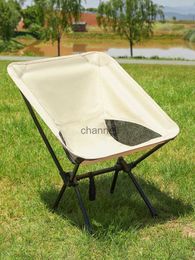 Camp Furniture Outdoor Folding Moon Chair Lightweight Portable Chair Camping Chairs Picnic Seat Foldable Leisure Travel Chairs Camping Supplies YQ240315