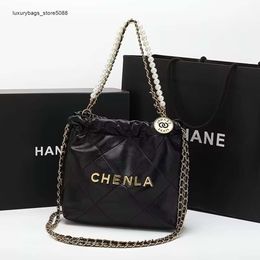 Factory Sells 85% Discount Brand Designer New Handbag Handbags Garbage Bag New Pearl Chain Fashion Lingge Shoulder