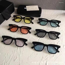 Sunglasses Fashion Vintage Rectangle Women Brand Designer Luxury Retro Ocean Lens Frame Sun Glasses Female UV400 Eyewear