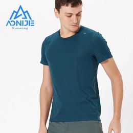 AONIJIE L-FM5125 Men Male Sports Quick Drying T-shirt Short Sleeve Breathable Tees Tops Summer For Outdoor Running Gym Daily 240312