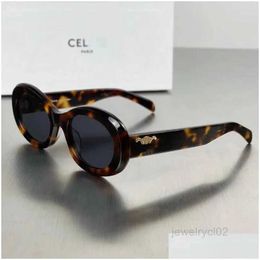 2024 Sunglasses Retro Cats Eye For Women Fashionable luxury Ces Arc De Triomphe Oval French High Street Drop Delivery Fashion Accessories Dhpbg1PLL