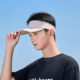 Berets Men Summer Sun Protection Hat Lightweight Men's With Hollow Out Mesh Design For Jogging Tennis
