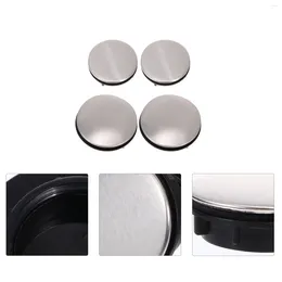 Kitchen Faucets 4 Pcs Sink Hole Cover Stainless Steel Tap Accessory Dish Basin Cap Pp Faucet