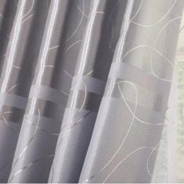 Curtains Dreamwood New Luxury Silvered Thickening Customized Finished Blackout Thermal Insulated Living Room Window Curtains and Tulle