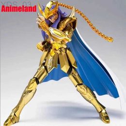 Anime Manga Metal Club/MC Saint Seiya Myth Cloth EX Scorpio Milo Gold Knights of the Zodiac Action Figure In Stock YQ240315