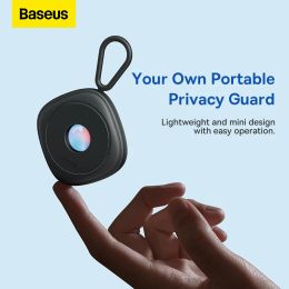 Webcams Baseus Antispy Hidden Camera Detector Portable Lnfrared Detection Security Protection for Hotel Locker Room Public Bathroom