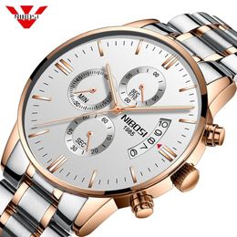 NIBOSI Luxury Top Brand Watches Fashion Rose Gold Elegant Men Watch Waterproof Relogio Masculino Quartz Wristwatch for Men273x