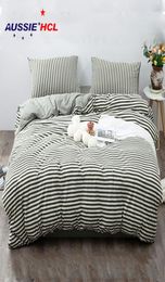 4pcs Beds Sets Knitted Cotton Home Duvet Cover Sheet Bed Sheet Home Bedding Set Bed Cover Set Linen Flat Sheet Bedding Set 2011143815157