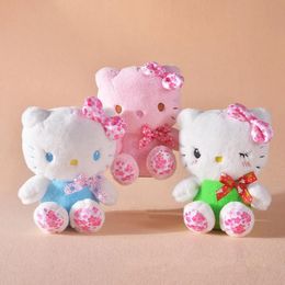 Cartoon cherry blossom Plush Toys Dolls Stuffed Anime Birthday Gifts Home Bedroom Decoration