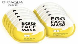 BIOAQUA Egg Facial Masks Oil Control Brighten Wrapped Mask Tender Moisturizing Face Mask Skin Care Moisturizing Mask2118348