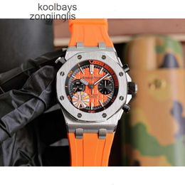 watch High quality aps luxury mens watches ap watch fruit royal oak chronograph menwatch UQ1E orologio automatic mechanical supercolen cal3124 rubber strap uh FNAZ