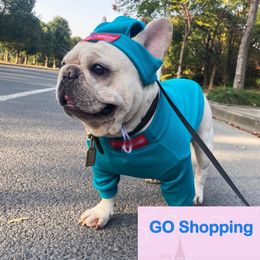 Designer Pet Clothing Fashion Brand Street Dog Clothes Jarre Aero Bull Teddy Schnauzer Bottoming Shirt Hat Suit