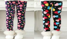 New Girls printed Leggings tights Pants child Winter Autumn Fall Kids Fashion Thick Warm Children Clothes Legging4401536
