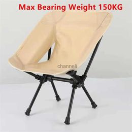 Camp Furniture Travel Ultralight Folding Chair High Load Outdoor Camping Chair Portable Beach Picnic Fishing Seat Tools Detachable Moom Chair YQ240315