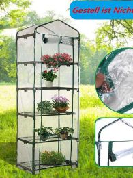 Greenhouses Greenhouse Cover Outdoor Household Warm Shed Rainproof Cover Green House Gardening Windows Transparent Plant Cover For Garden