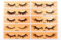 ups 2020 new 16 styles 6d series cruelty 3D 5D 6D 100 siberian mink fur eyelashes 1320mm long mink eyelashes with storage 9955934