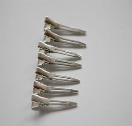 100pc lot Whole super quality metal hair clips for hair dressing salon DIYCrocodile Duckbill hair clips293j6806489