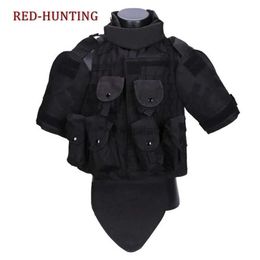 Tactical Vests New Tactical Vest OTV Combat Camouflage Bulletproof Vest With Cover/Washer USMC Airsoft Military Molle Strike Plate Carrier CS Clothing 240315