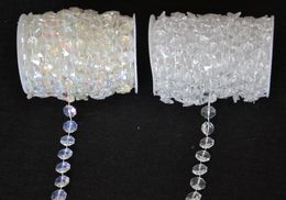 30 Metres Diamond Crystal Acrylic Beads Roll Hanging Garland Strand Wedding Birthday Christmas Decor DIY Curtain WT0521895484