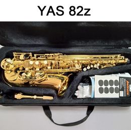 High quality Sax alto Gold saxophone YAS82Z Japan Brand new saxophone EFlat music instrument professional level8168086