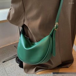 Waist Bags Foufurieux High-end Retro Korean Luxury Bag Female Trendy Fashion Saddle Dumpling Autumn All-match Messenger Pu