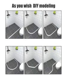 Bath Mats Bathroom And Kitchen Water Stopper Flood Barrier Rubber Dam Silicon Dry Wet Separation Retaining Strip27132529355372