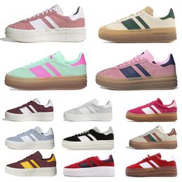 Elevator Casual Shoes women Designer sneakers Thick soled Pink Glow Platform Vegan White Gum OG Footwear White Green Indoor Suede women outdoor sports Trainers