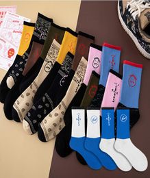 Drop Ship Adult Man Woman Crew TS Socks Travis Unhappy Face Look Pink Dark Brown Sox Casper Twitch Mouth Street Scott Fashion5521492