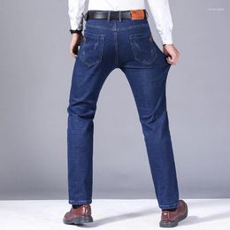 Men's Jeans Arrival OL Work Men Denim Business Casual Thin Regular Fit Straight Classic Male Trousers Long Pants